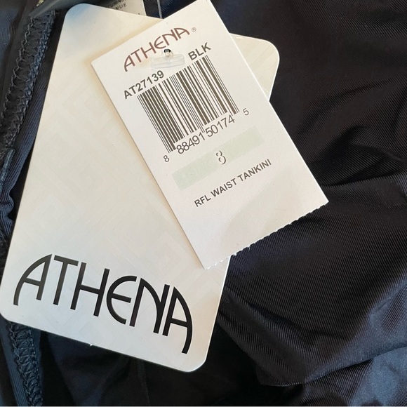 ATHENA Women's Standard Ruffle Waist Swimsuit Tankini Top - Picture 12 of 12